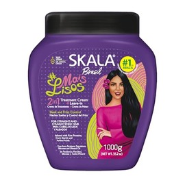 Skala Crema de Tratamiento Mais Lisos 1Kg, Efecto Liso Natural y Antifrizz, Aroma Fresco, Frmula Vegana y Libre de Parabenos                          