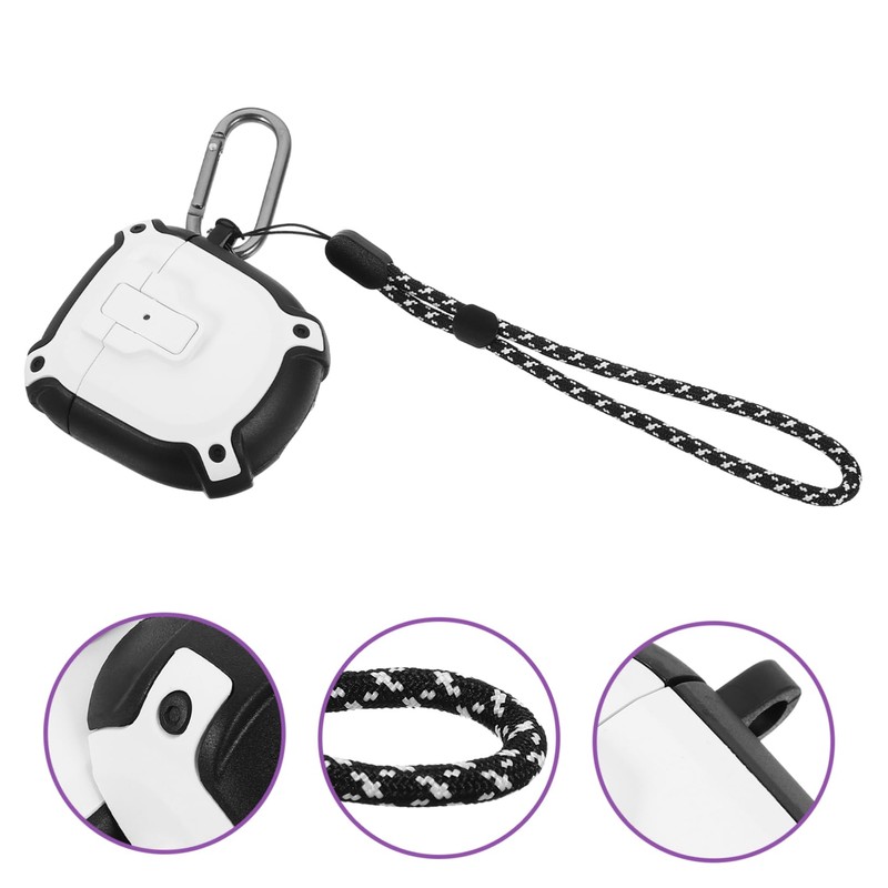 CAXUSD Earbud Carrying Case for Ii Material Compact Earphone Holder