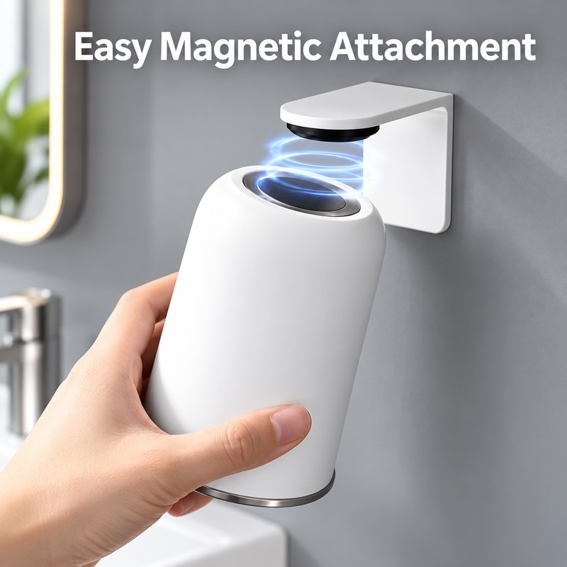 Magnetic Mouthwash Cup for Bathroom Organization – 304 Stainless Steel