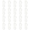 Adiwo 20 PCS Flag Pole Clip, Nylon Flagpole Clamp, Snap