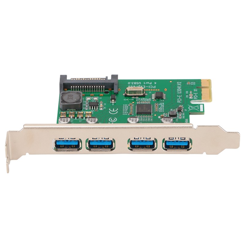 USB3.0 Expansion Card 5Gbps Transmission VIA Chip 4 Ports Enclosed