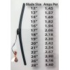 THERMALBLADE Blade 16,18 & 28" Heated Silicone Windshield Wiper