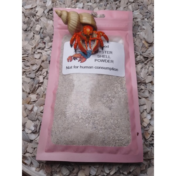 Hermit Crab Food, Oyster Shell Powder, Food and Bites Treats