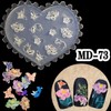 White DIY 3D Silicone Nail Art Decortive Design Mold Nail