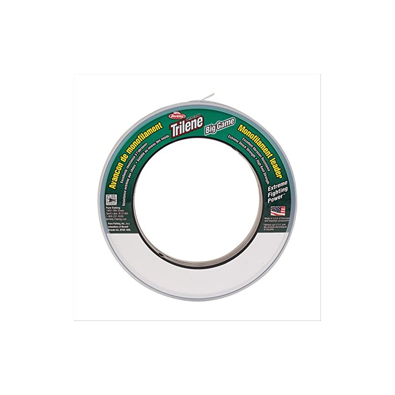 Berkley Trilene® Big Game™ Monofilament Leaders, Clear, 40lb | 18.1kg,