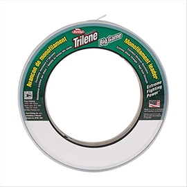Berkley Trilene® Big Game™ Monofilament Leaders, Clear, 40lb | 18.1kg, 55yd | 50m Fishing Line, Suitable for Saltwater Environments