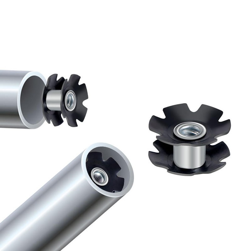 HOUSON 6PCS bicycle star nut, bike ahead headset front fork