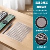 XIANFQNKJ 導電性布テープ 円形6mm 110枚 シルバーグレー リモコンボタン補修用