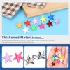 Glarks 150 Pieces Star Studs Multicolor Metal 5 Claw Punk