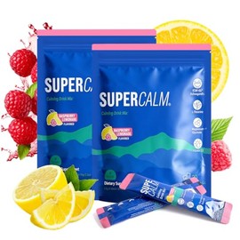 Cortisol Cocktail Powder, Super Calm Cortisol Drink, Supercalm Cortisol Drink for Cortisol Lowers, Contains Lemon and Raspberry, Stay Relaxed & Reduce Stress, Naturally Reduce - Pack of 40
