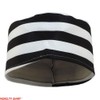 Novelty Giant Prisoner Striped Costume Hat White, Black
