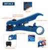 Delgada Multifunctional Coax Compression Connector Crimper Kit with 20 F