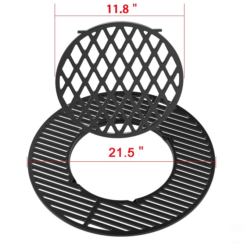 onlyfire Cast Iron Grill Grate Replacement Gourmet BBQ System for