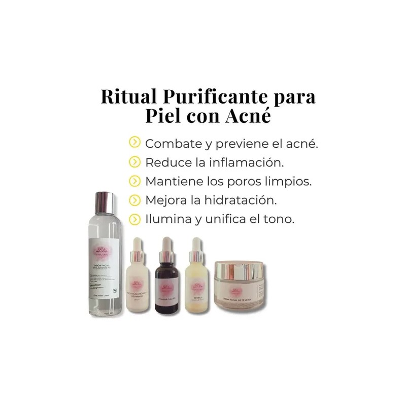 Kit Purificante Acné Lilo Skincare Niacinamida Y Retinol