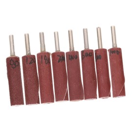 LALAFINA 1Set Abrasive Flap Wheel for Rotary Tools Cylinder Head Porting Kit Durable Drums Grits for Detailed Sanding and Polishing