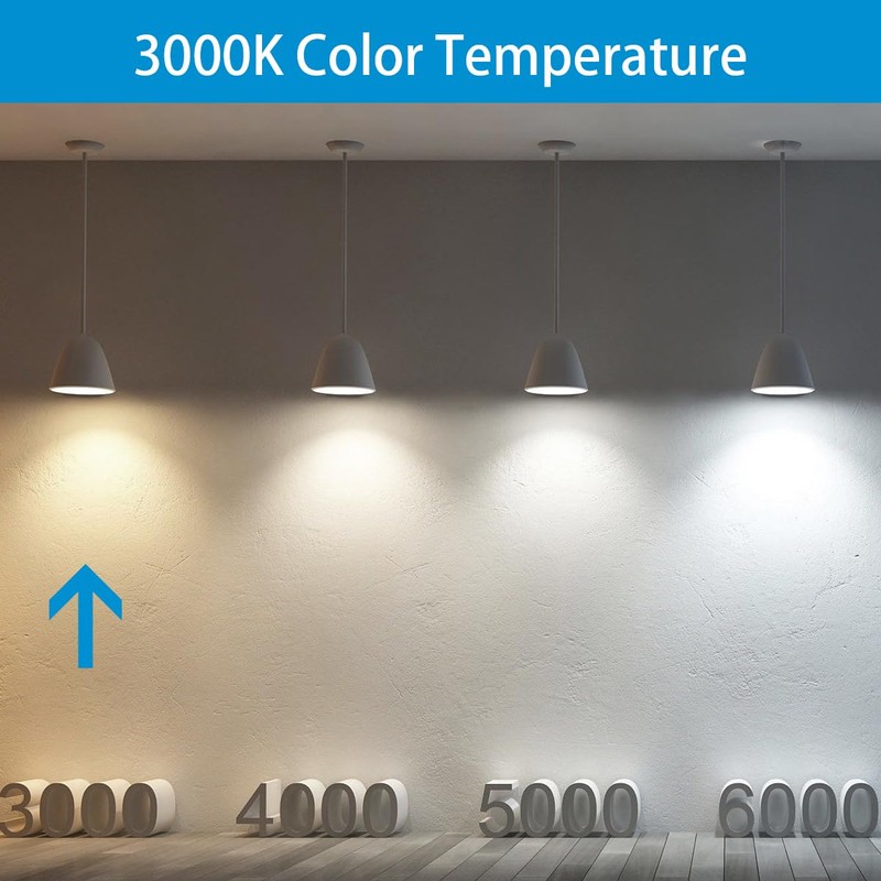 DAILY HIOO GU24 LED Light Bulb, Ultra Mini Squat GU24