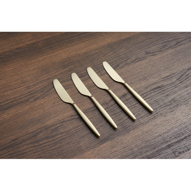Cambridge Champagne Satin Gaze Spreaders, Set of 4, 0
