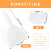 2 x dough spatula, dough scraper, dough card, pizza spatula,
