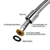 Achelous 18 Inch Stainless Steel Hose for Commercial Kitchen Sink