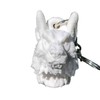 Werewolf Keychain Model White 3d Printed Wolf 3D Head With