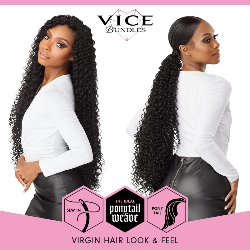 Sensationnel Vice bundles weaving - boho curl 24 inch synthetic