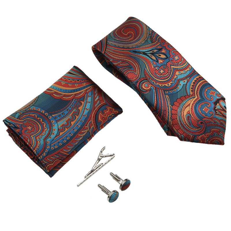 5pcs Mens Tie Set Exquisite Men's Business Formal Wear Wedding