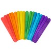rosenice Craft Woods 150 Pieces Colourful Ice Stick Wooden Spatula