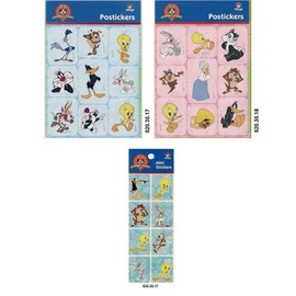 Lot 3 Pieces Looney Tunes Stickers Decals Piolin Tweety Tasmania Devil