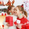 Christmas Party Green Bulb Earrings,Luminous Earrings Plastic,Creative Design Lovable Atmosphere