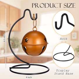 Tatuo Ornament Display Stand Holder Hanger Stands Glass Ball Ornament Holder Metal Iron Hanging Hanger for Display Terrarium Air Plant(30 Pcs)