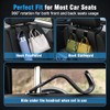 Amooca 4-Pack Car Headrest Hooks for Bags and Coats