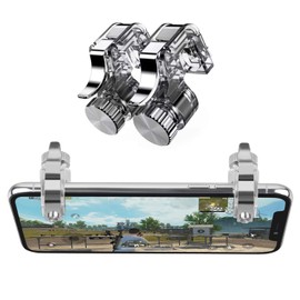 Newseego for Mobile Game Controllers, Phone Triggers for Mobile Phone, Sensitive Controller Joysticks Aim & Fire Trigger Keys for Rules of Survival (1 Pair Mobile Triggers)