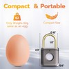 Pothunder Fingerprint Padlock, Smart Padlock, Locker Lock, Biometric Keyless Fingerprint