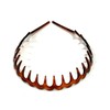 Ficcare Ella Headband Italian Acetate Hair Accessories in Tortoise color