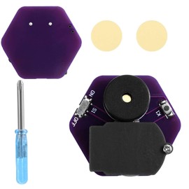 BTFO Cricket Noise Maker Prank, Hexagonal Geometric Prank Device with 16 Sounds Hidden Annoying Noise Machine for Parties Office Home School & Car (Purple)