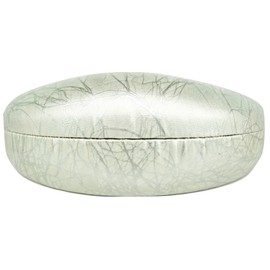 Colorful Hard Shell Eyeglass Sunglass Case - Silver Vein Embossed
