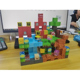 ToyUnited Magnetic Blocks-150 PCS Build Adventure Game Castle World Set - Magnetic Building Cubes Stacking, STEM Montessori Sensory Toys for Kids Boys Girls Ages 3 4 5 6 7 8 9 10 Eater Birthday Gifts