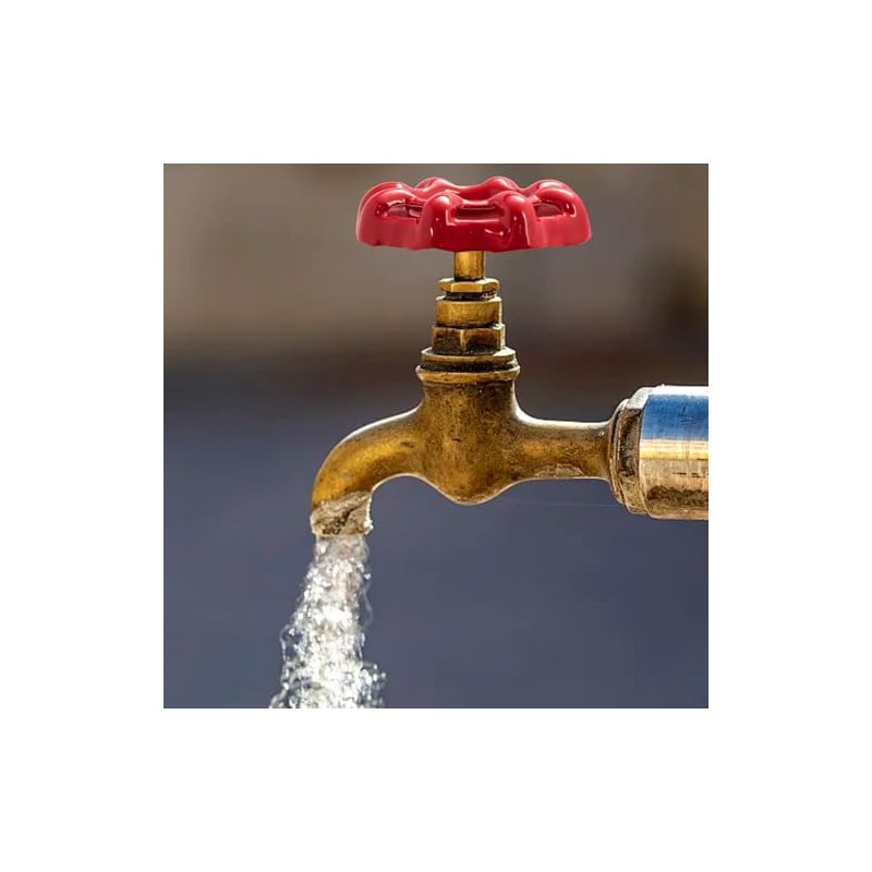 Hitefu 2 Pcs Rustproof Outdoor Faucet Handle, 6x6mm Cast Iron