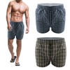 YingXue Men's Incontinence Underwear 2-Pack, Washable Leak-Proof Absorbent Boxer Briefs