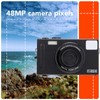 Digital Camera, 48MP, 1080P, 16X Digital Zoom, Anti-Shake Point and
