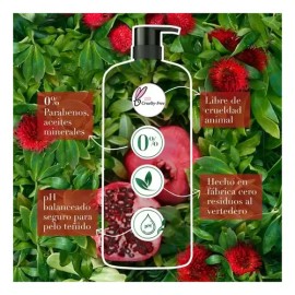 Shampoo Herbal Essences Con Aceite De Ricino Y Granada 1 L                                                                                            