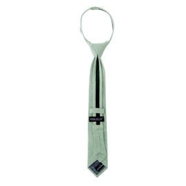 Spring Notion Boys' Linen Blend Zipper Necktie Sage Medium