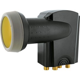 Schwaiger extremely heat resistant SUN Protect Quattro LNB Anthracite