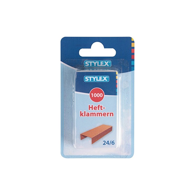 Stylex 31100 Heftklammern 24/6 1000 Stück