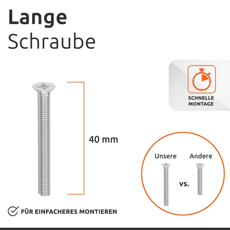 ECENCE Stop Stop for Roller Shutters, Set of 20, 40