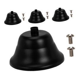 OSALADI 4pcs Chandelier Ceiling Tray Light Mounting Kit Ceiling Light Fixture Ceiling Light Accessories Pendant Light Fixture Light Fixture Light Ceiling Mount Canopy Light Plate Iron Black