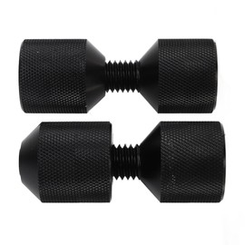 VGEBY 2-Piece Set of Two Hole Pins, 1-1/8" Aluminium Threaded Flange Alignment Pin Set for ASME 150LB Flanges from 1/2" to 14"