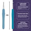 The Quilted Bear Crochet Hooks - Ergonomic Soft Grip Silicone