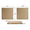 ROCKSHEAT Pizza Stone, 12"x12" Square Pizza Stone for Oven Grill