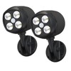 Quiltered Motion Sensor Outdoor Lights, Battery Operated Outdoor Light, 600LM